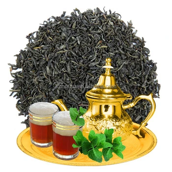 Chine thé vert Chunmee 41022AAAA marché marocain vente chaude de haute qualité