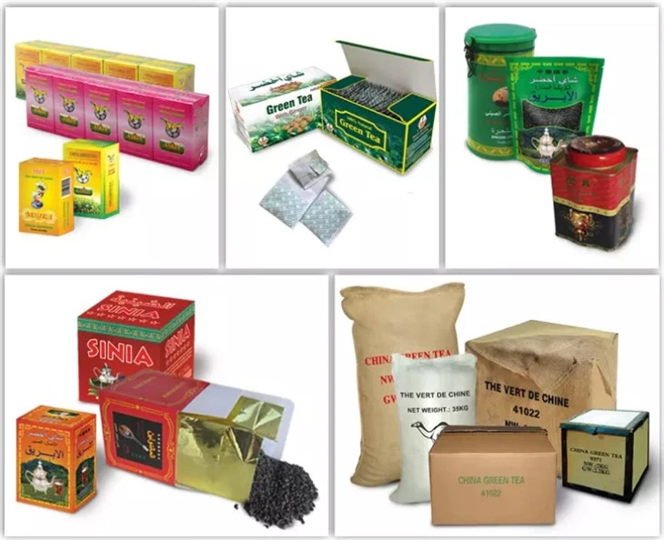 Green Tea 3505 EU Standard to Spain with clear appearance loose tea suppliers
