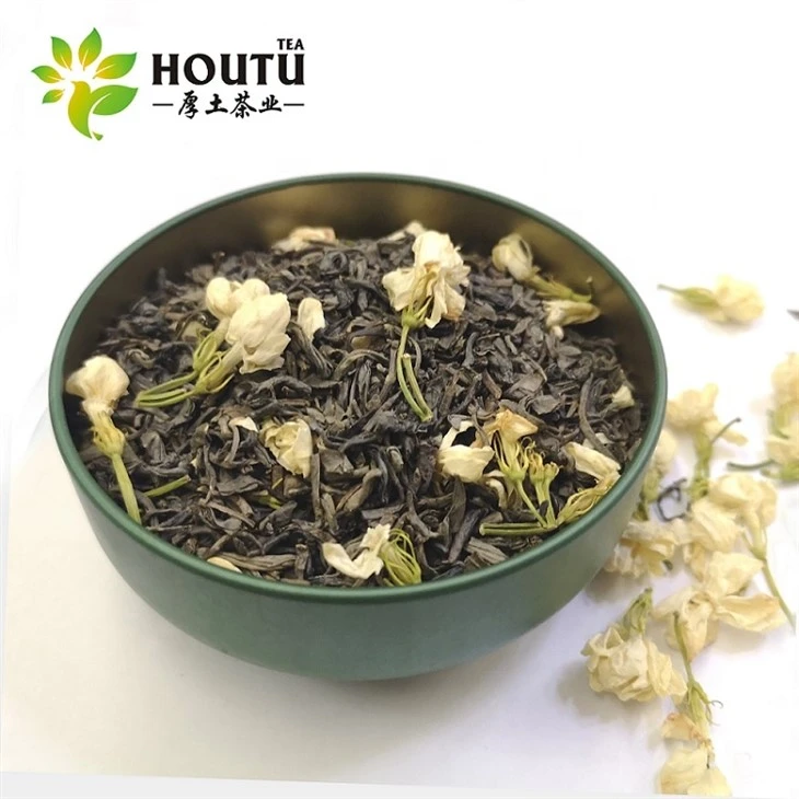 Jasmine Chunmee Tea with flower aroma smell factory price