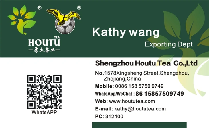  hoututea Direct Factory Wholesale Rich Foam & Strong Taste Thé Vert  