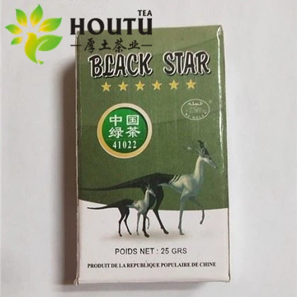Thé Vert 41022 Black Star Brand Premium Chunmee Green Tea Wholesale to Gambia